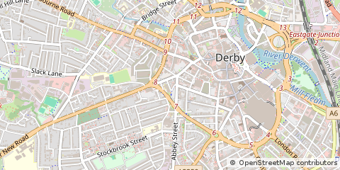 Map of Derby