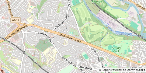 Map of Armley, Leeds