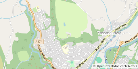 Map of Swansea