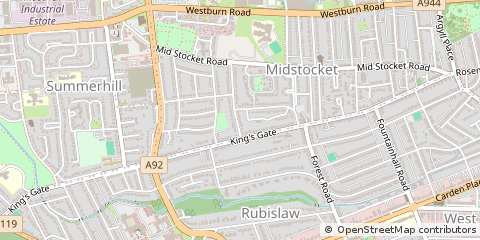 Map of Aberdeen