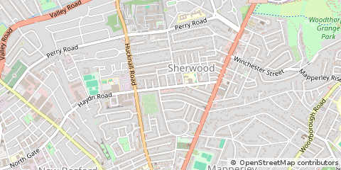 Map of Nottingham
