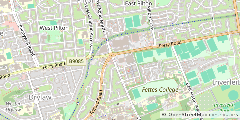 Map of Edinburgh, Midlothian