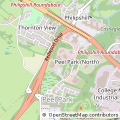 Map of Peel Park, East Kilbride