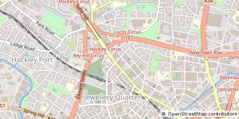 Map of Birmingham, West Midlands