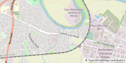 Map of Hereford