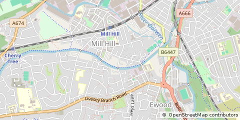Map of Blackburn, Lancashire