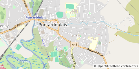 Map of Swansea