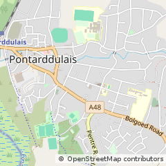 Map of Swansea