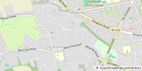 Map of Hull