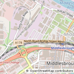 Map of Middlesbrough