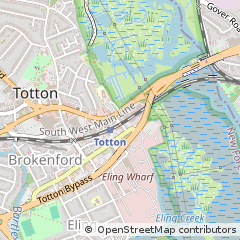 Map of Totton, Southampton