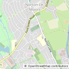 Map of Stoke-on-Trent, Staffordshire
