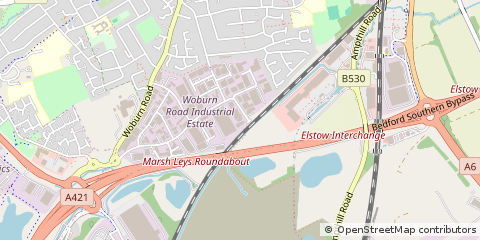 Map of Bedford