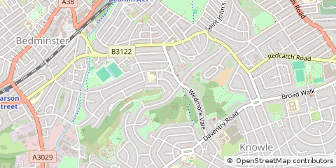 Map of Bristol
