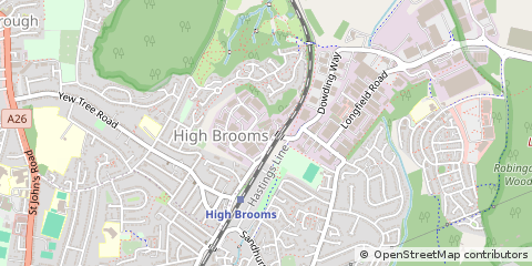 Map of Tunbridge Wells
