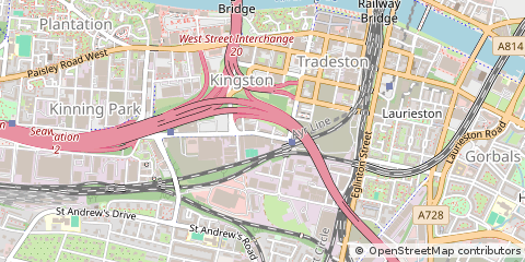 Map of Glasgow