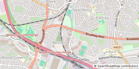 Map of Walsall