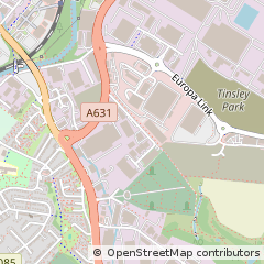 Map of Sheffield