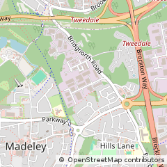 Map of Madeley Telford, Shropshire