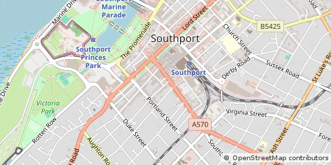 Map of Southport