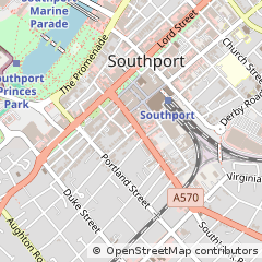 Map of Southport
