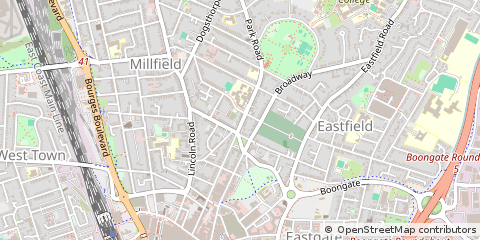 Map of Peterborough