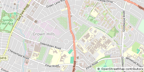 Map of Leicester