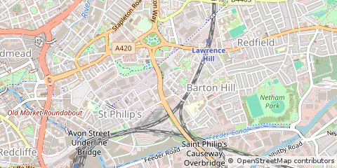 Map of Bristol
