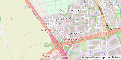Map of Peterborough