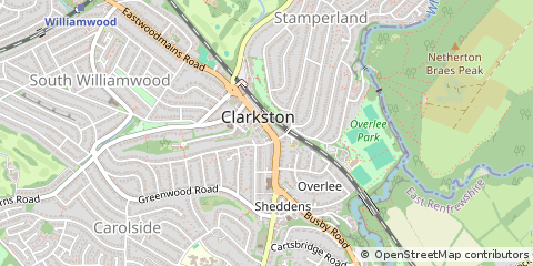Map of Glasgow