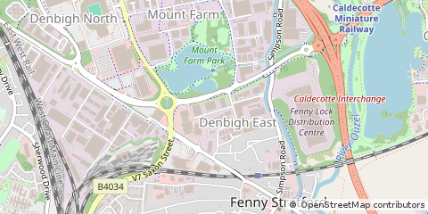 Map of Milton Keynes