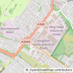 Map of Bournemouth, Dorset