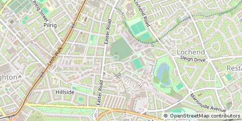 Map of Edinburgh, Midlothian