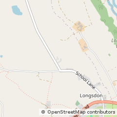 Map of Longsdon, Staffordshire