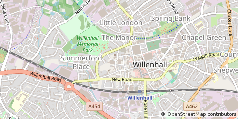 Map of West Midlands