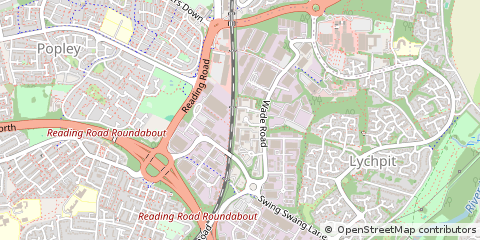 Map of Basingstoke, Hampshire