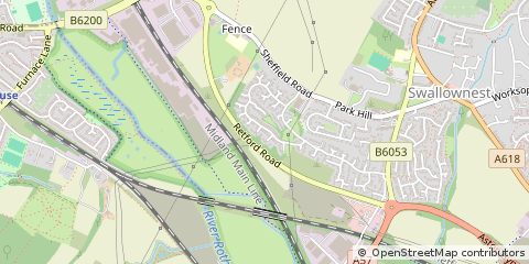 Map of Sheffield