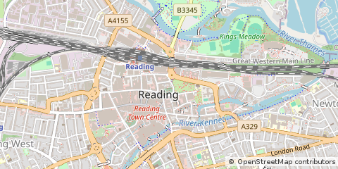 Map of Reading