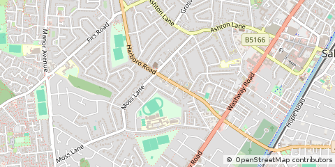 Map of Sale, Cheshire