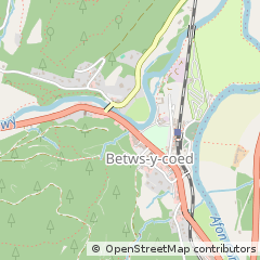 Map of Betws Y Coed, Conwy