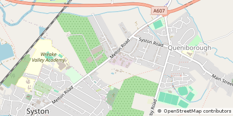 Map of Leicester, Leicestershire