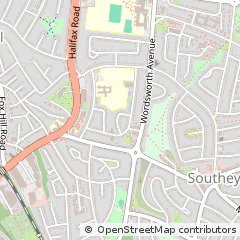 Map of Sheffield