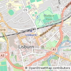 Map of Lisburn