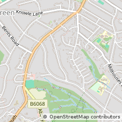 Map of Sheffield, Middlesex