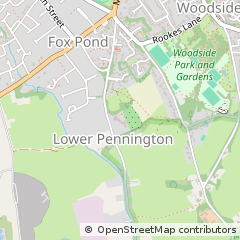Map of Lymington, Hampshire
