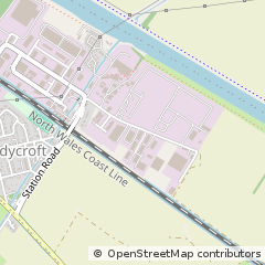 Map of Deeside, Flintshire