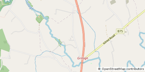 Map of Maghera, County Derry
