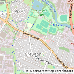 Map of Derby, Derbyshire