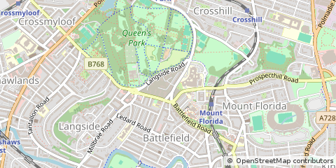 Map of Glasgow, Strathclyde