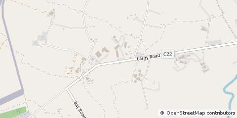 Map of Co.antrim, Co. Antrim